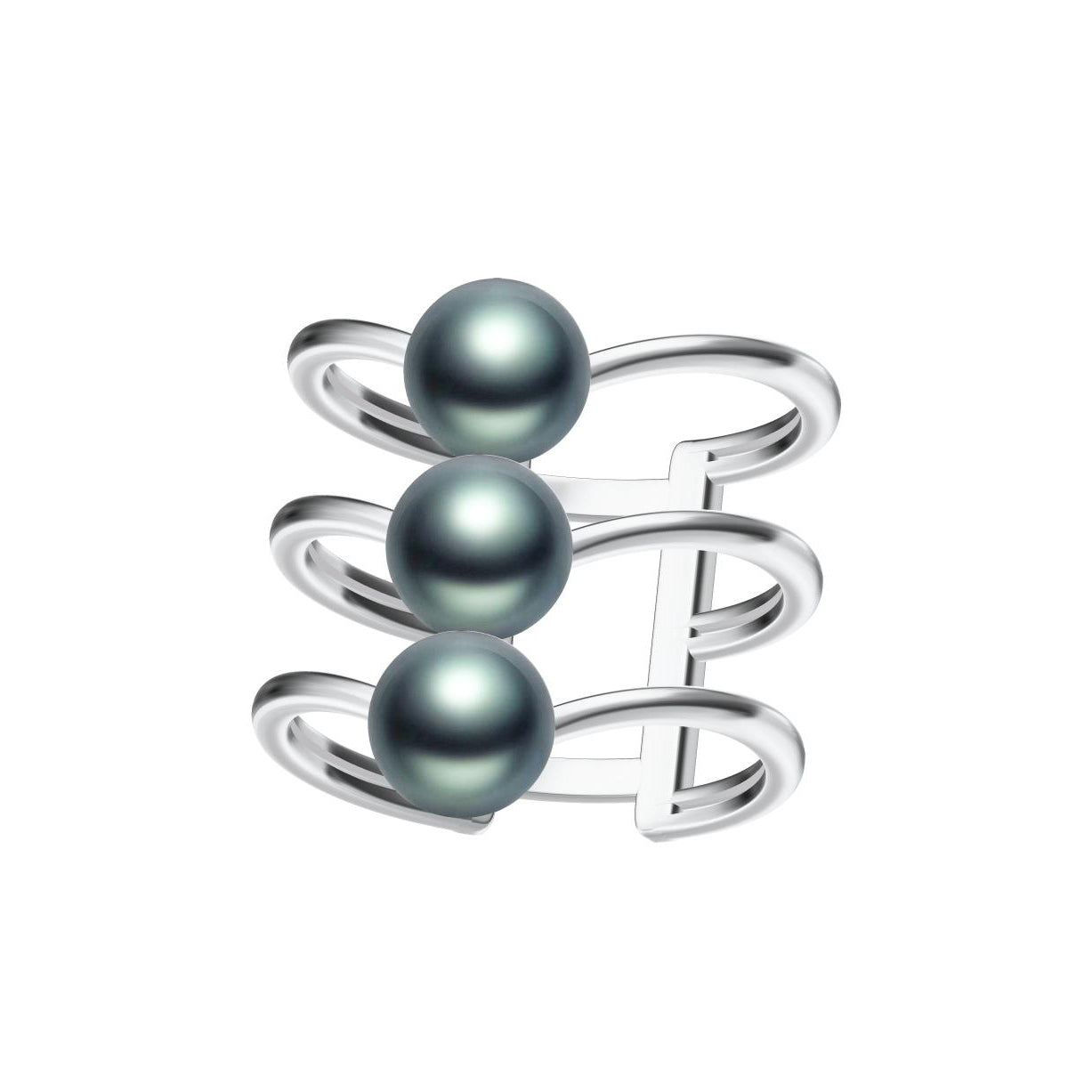 TSQ-027 Three Pearl Small Fresh Ring