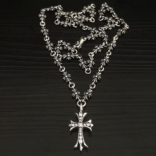 KLX-XL51899248 guest version cross necklace pendant (chain length 54cm)