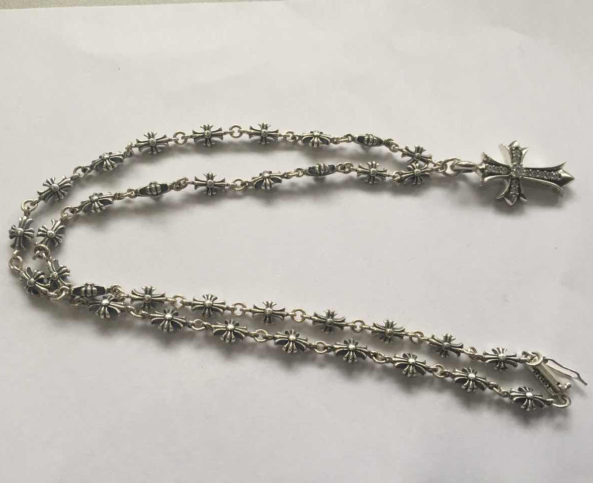 KLX-XL51899248 guest version cross necklace pendant (chain length 54cm)