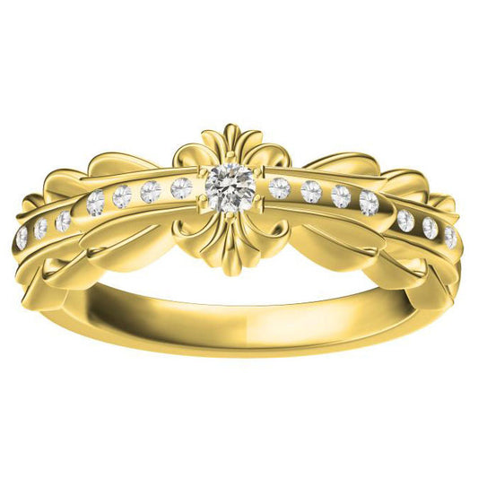 KLX-JZ28860152 diamond cross thatch ring 12#