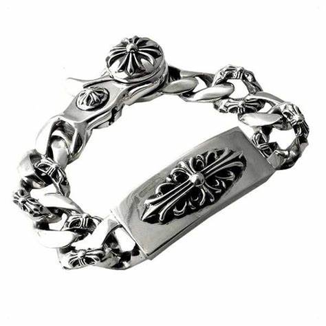 KLX-ES89231287 cross thatched gold bracelet (chain length 20cm)