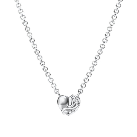 KLX-XL71139620 light gold heart-shaped chain pendant