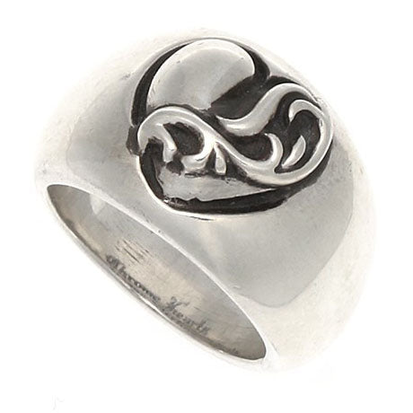 KLX-JZ66744727 light gold heart-shaped wide straight arm ring 17.5#