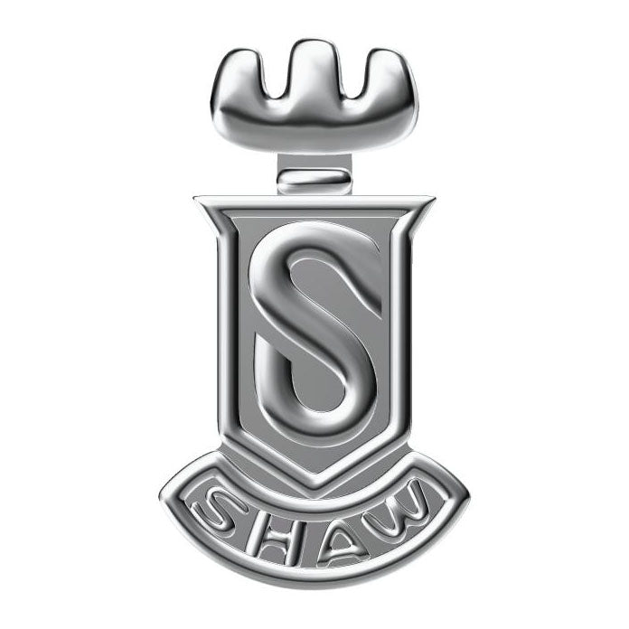 KLX-SP99285207 light gold letter S small brooch