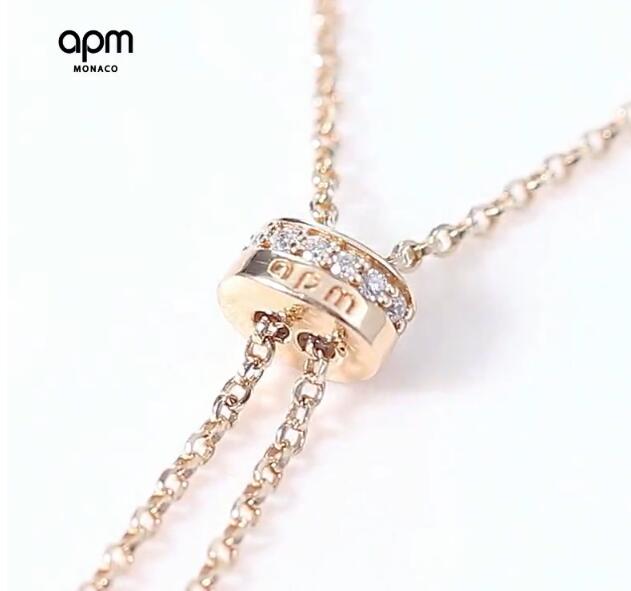 APM-AC4425MY rainbow bolt chain pendant