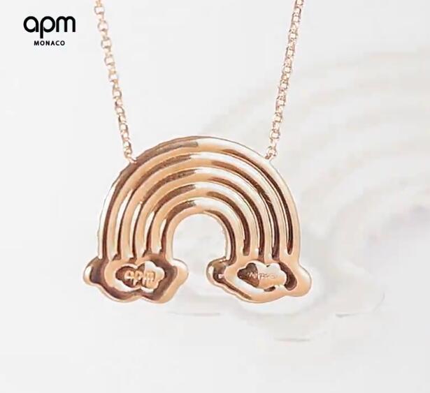 APM-AC4425MY rainbow bolt chain pendant