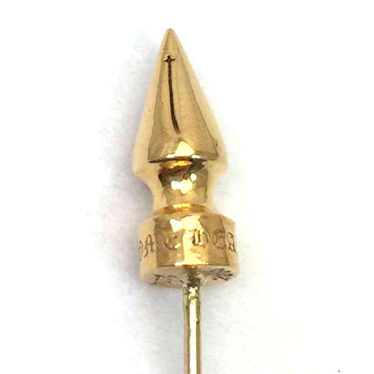 KLX-ES51533718 light gold awl bullet earrings