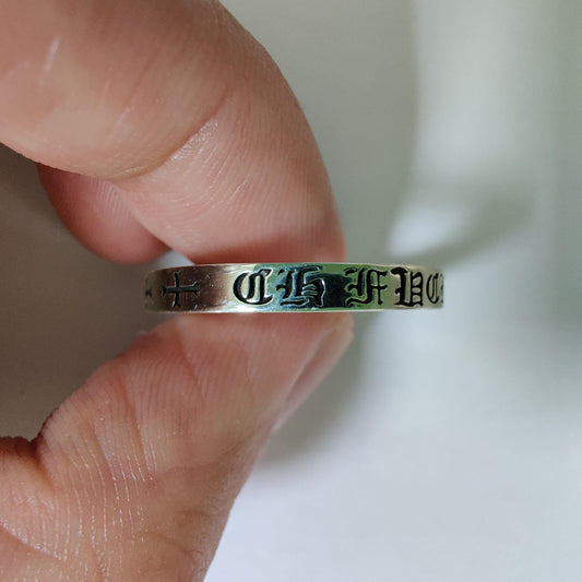 KLX-JZ46334140 guest version light gold letter ring 20#