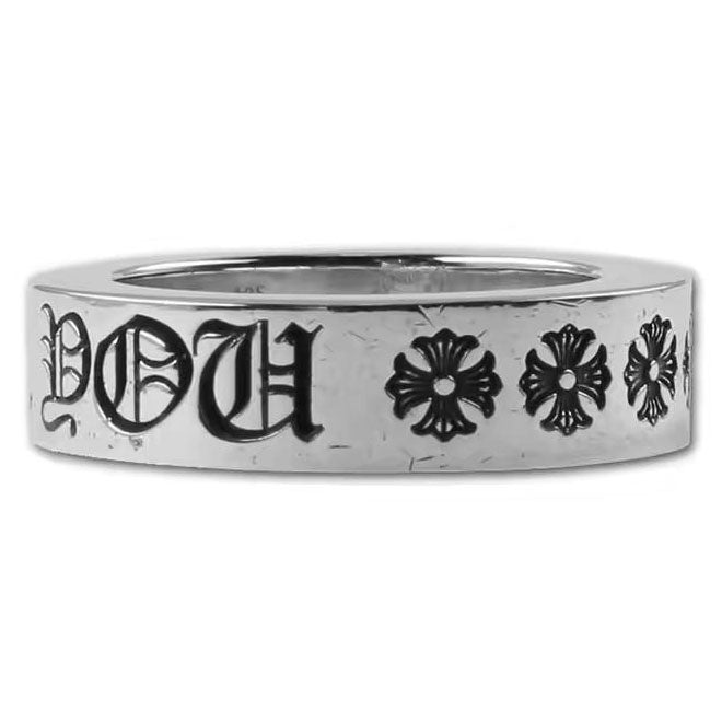 KLX-JZ13840723 light gold letter ring 16#