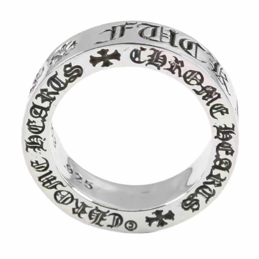 KLX-JZ13840723 light gold letter ring 16#