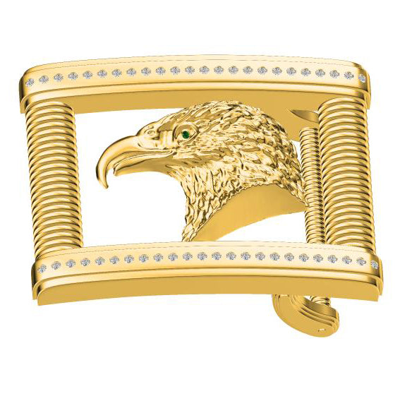 SDF-PDK93702094 guest version diamond square frame eagle head belt head