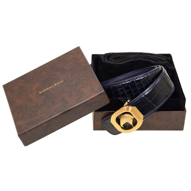 SDF-PDK52911266 light gold eagle head belt buckle 38.9mm