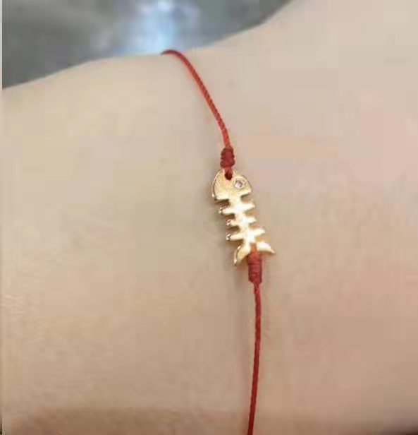 HS-3110969 fish bone bracelet