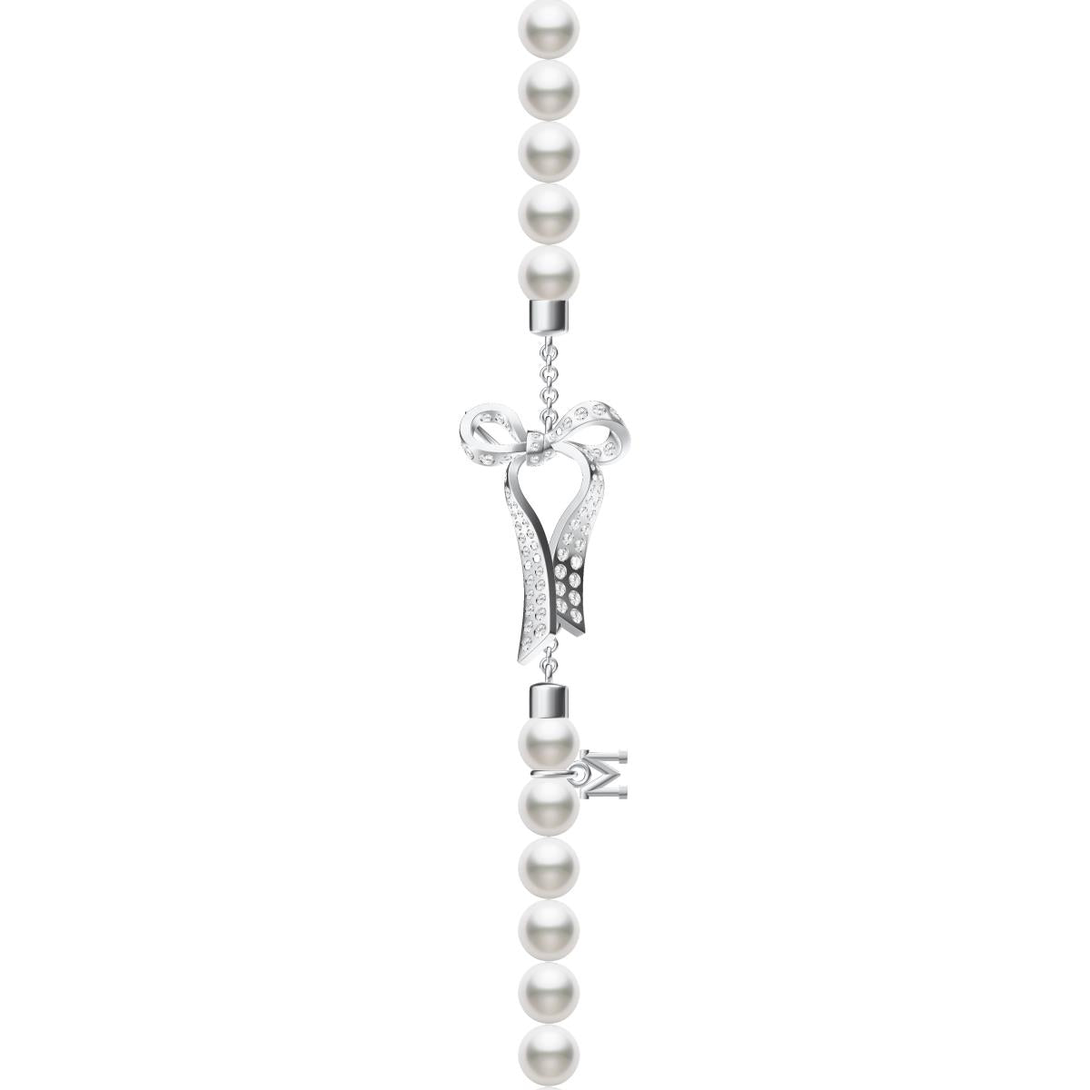 YMB-XL51512819 bow pearl necklace
