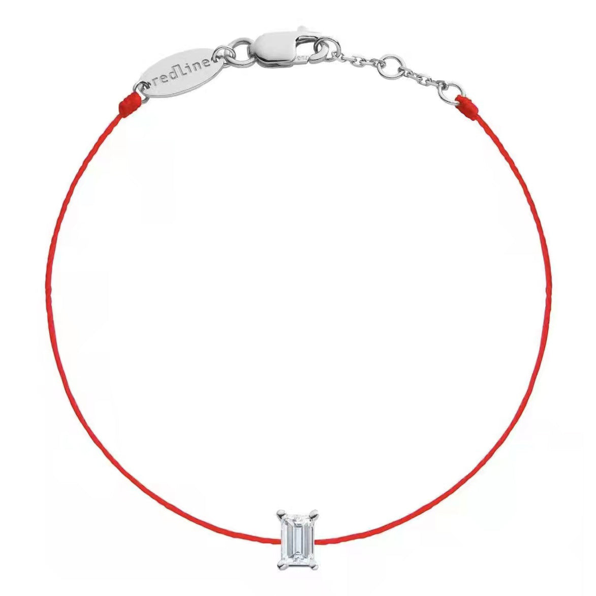 HS-8133402 red rope baguette diamond, square stone (main stone 2.92x2.25mm)