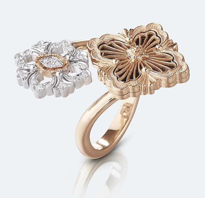 BQLT-JZ597138 double flower head ring