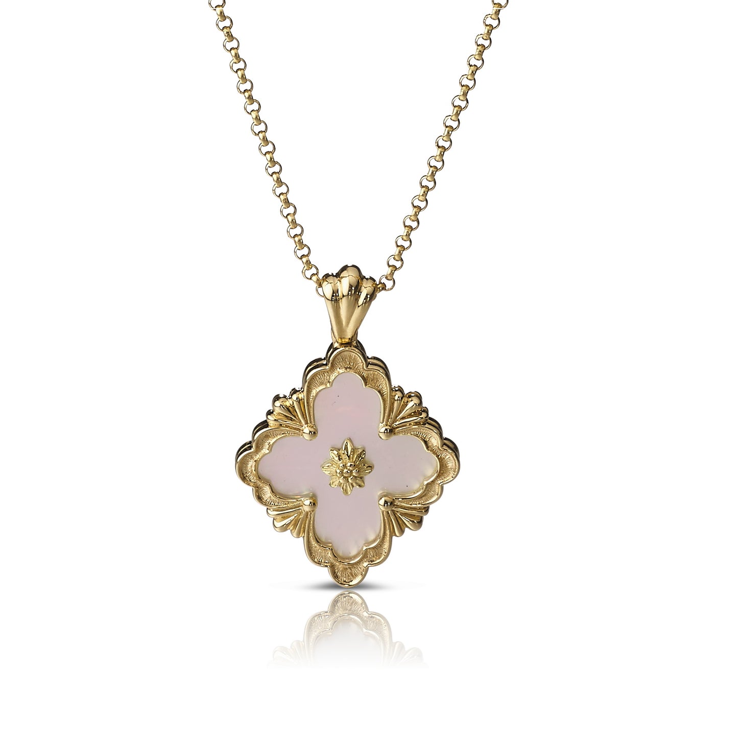 BQLT-XL555790 Opera color pendant, European four-leaf clover, ling-shaped flower