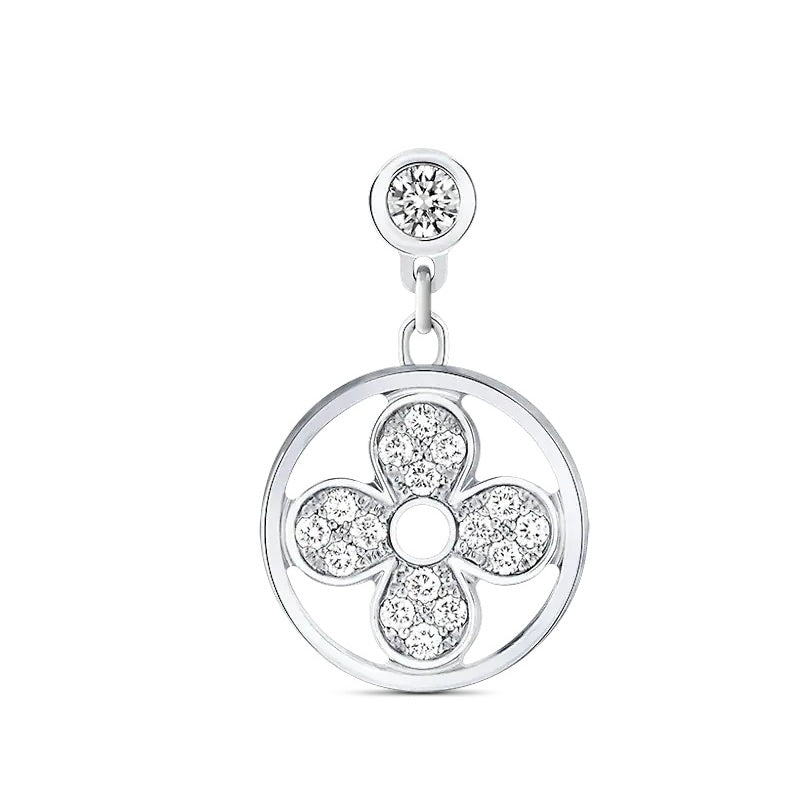 LV-Q06170 Four-leaf clover plum dart series earrings
