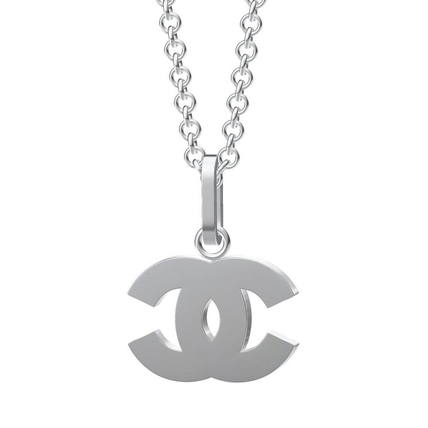 XNE-CNCP002 18.6mm Flat Double C Pendant Customer Version