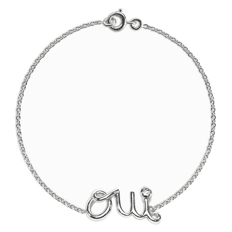 DA-JOUI95004 letter bracelet single diamond