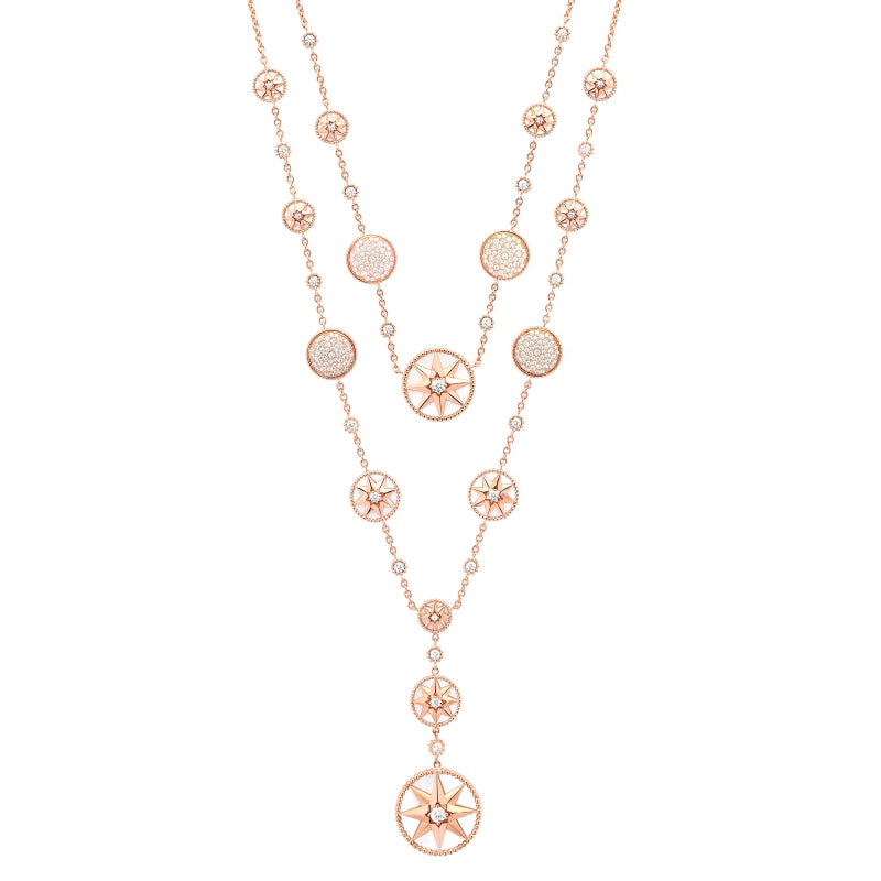 DA-JRDV94023 Eight Stars Large Chain Necklace