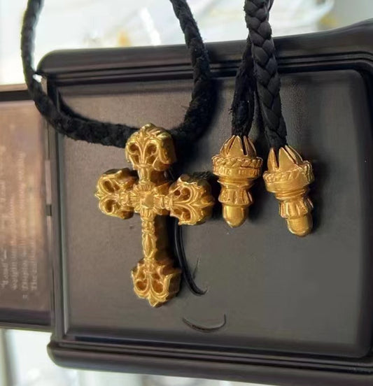 KLX-XL58749092 thatch cross hanging chain guest version