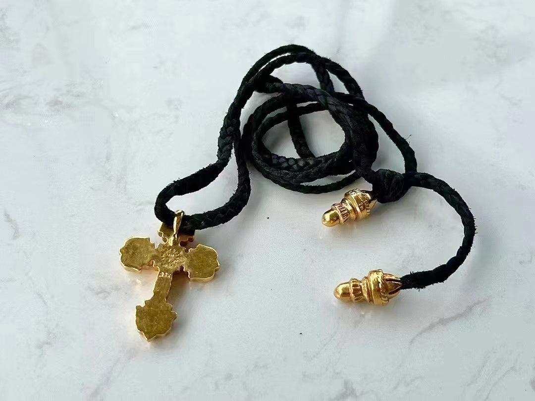 KLX-XL58749092 thatch cross hanging chain guest version