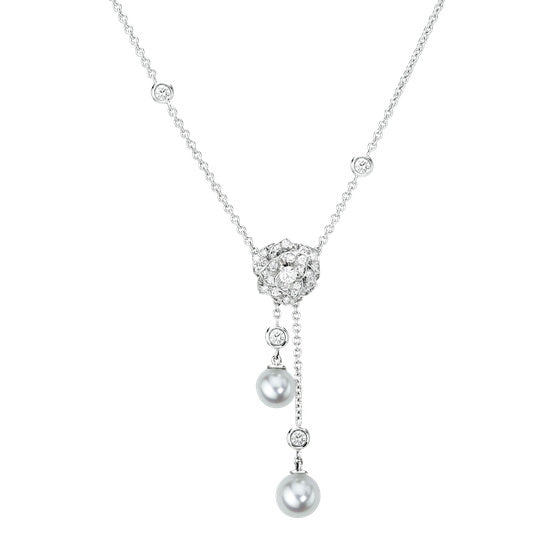 BJ-G33U0920 fully inlaid flower pearl pendant