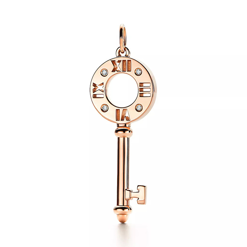 TIF35252983 Four diamond Roman numeral key pendant guest version