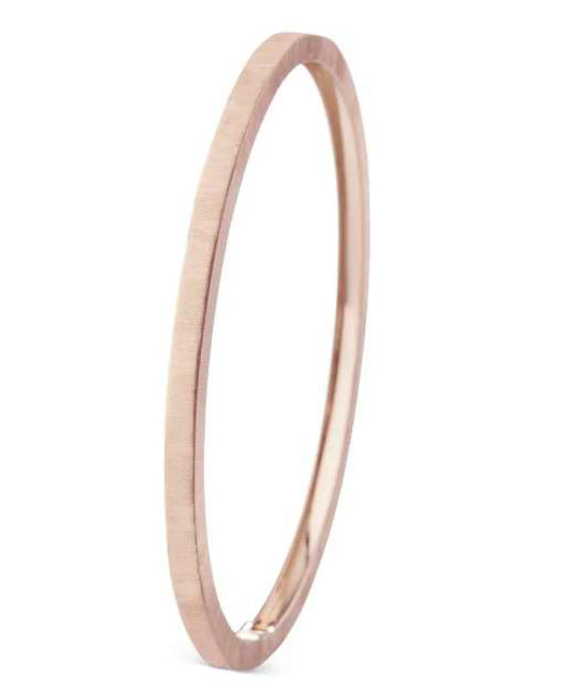 BQLT-JAUBRA015165 3mm light gold bar brushed bracelet