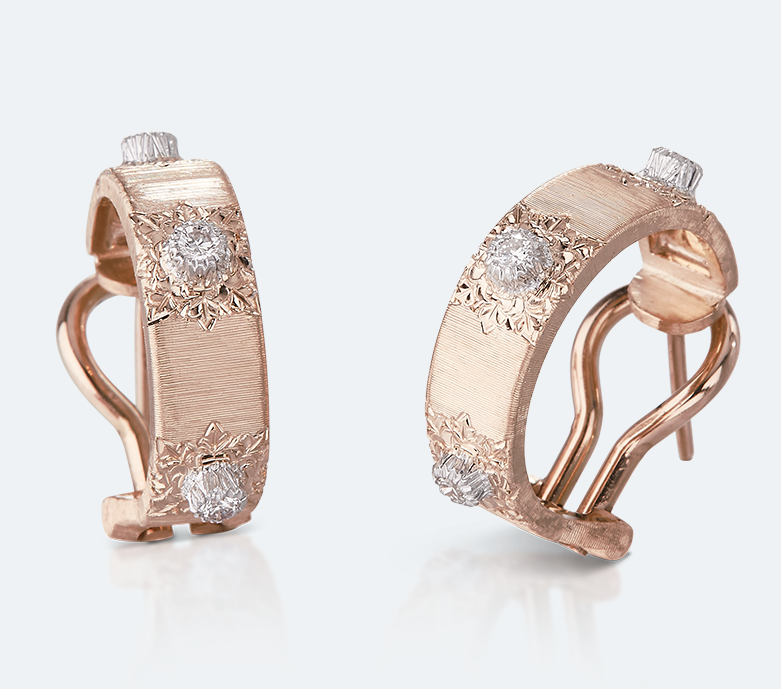 BQLT-ES30920495拉丝中间梅花拉丝分色耳拍