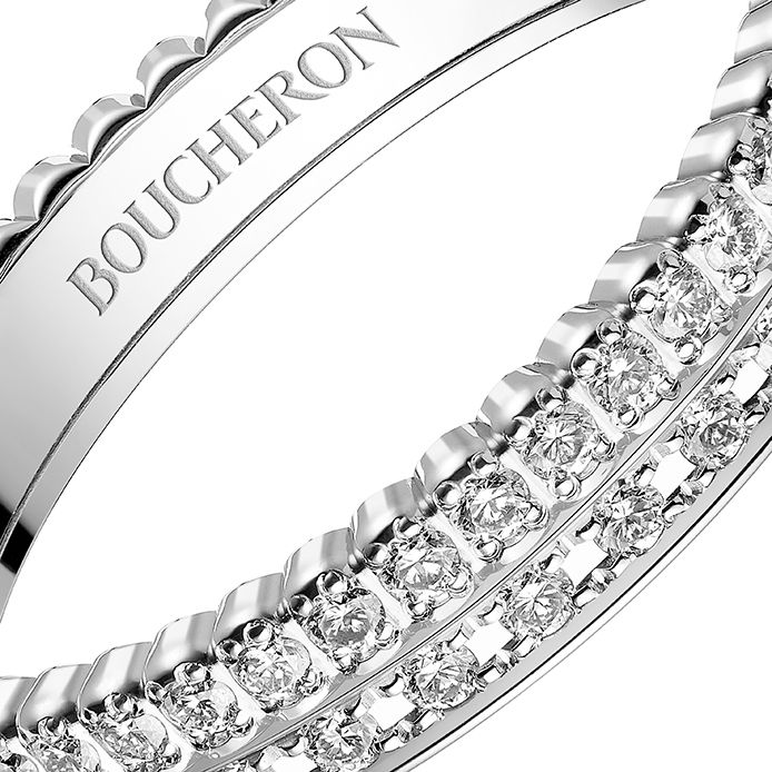 BSL-1188414 Chocolate Double Row Diamond Ring