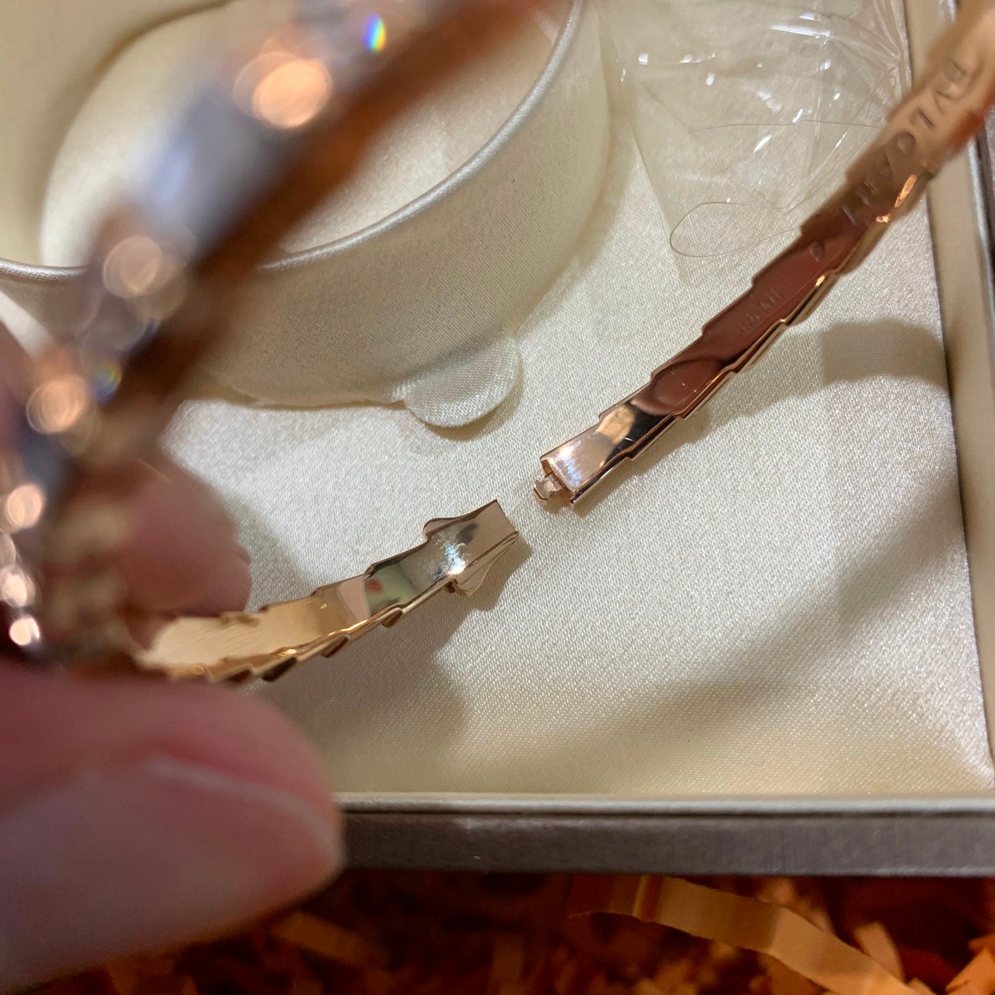 BGL-BR859370 solid negative version BGL half-inlaid snake bracelet (new style switch)