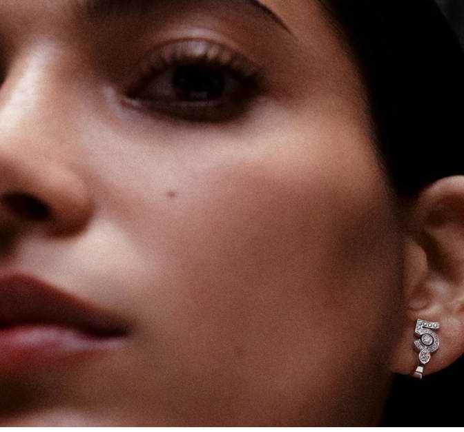 XNE-J12200 single earring 5-word ear clip (guest version)