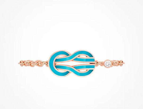 FLD-4B0960 Agate Twist Rope Buckle Chain Ring