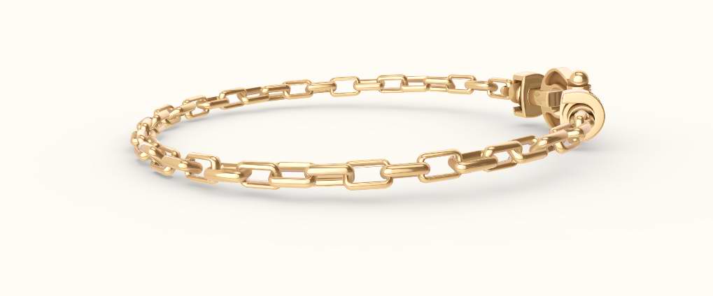 FLD-0B0071-6B1109 medium rope head full of diamond bracelet
