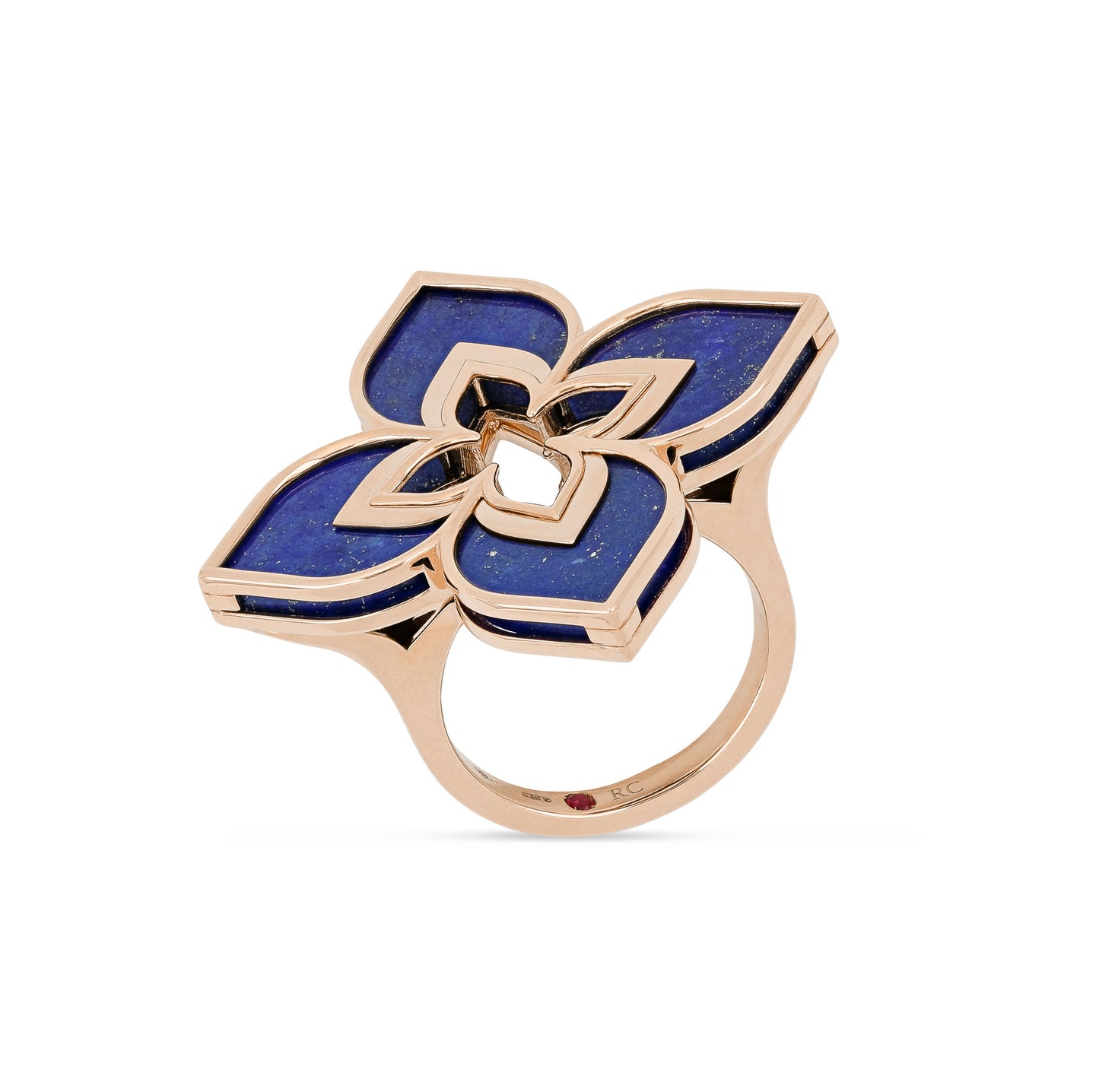 LBT-ARV777RI3191 light gold four-leaf clover ring