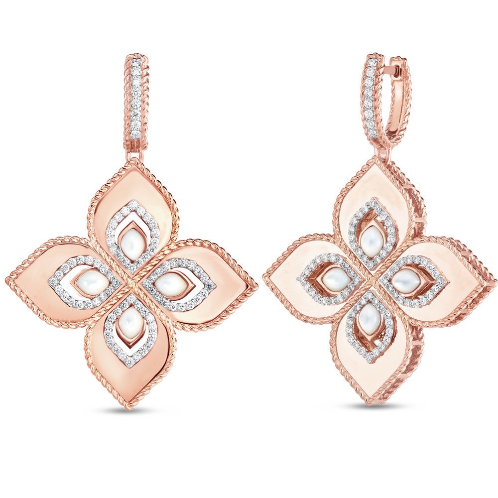 LBTADV777EA1138 33mm扭绳飞标四叶草耳环