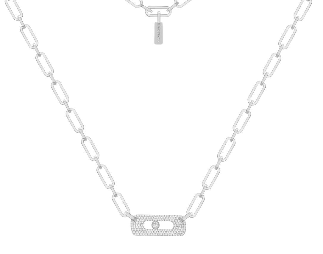MSK-12095 full diamond movable pendant