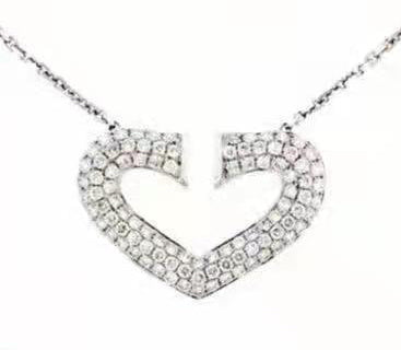 KDY-K1003702 large heart-shaped chain pendant