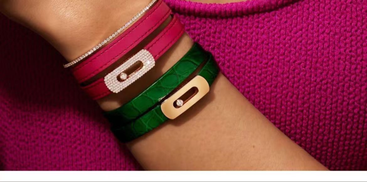 MSK-30000-YG-32001-L movable diamond bracelet