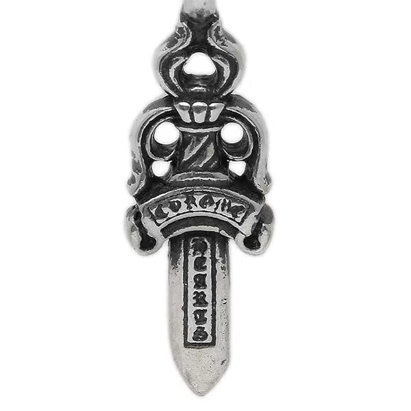 KLX-ES26741306 Sanskrit sword light gold earrings