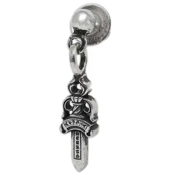 KLX-ES26741306 Sanskrit sword light gold earrings