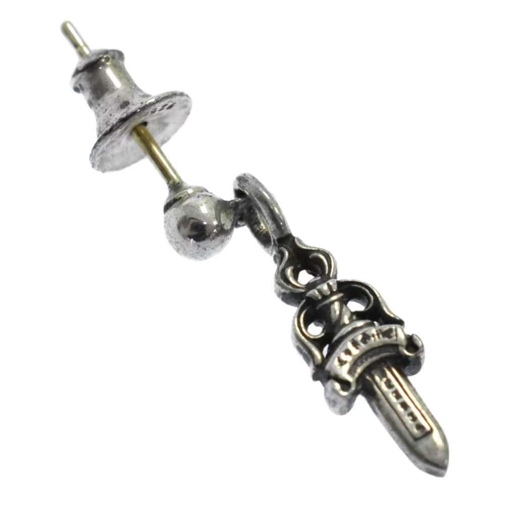 KLX-ES26741306 Sanskrit sword light gold earrings