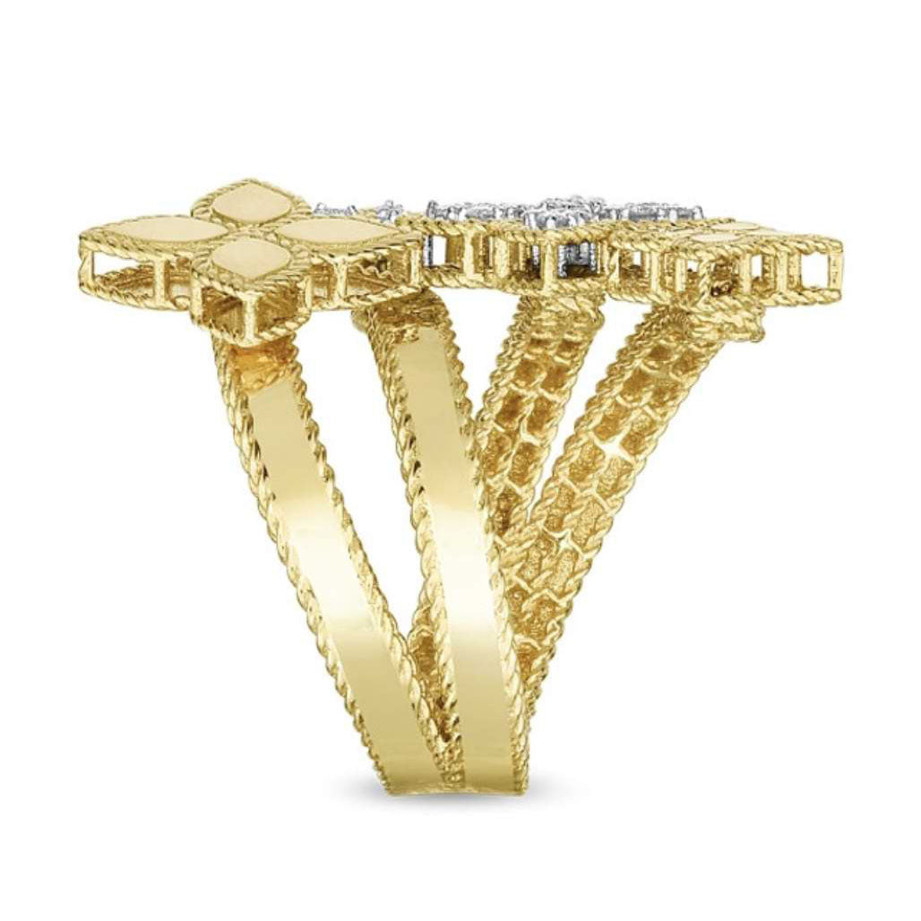 LBT-ADR777RI0646扭绳4花四叶草戒指17.5#