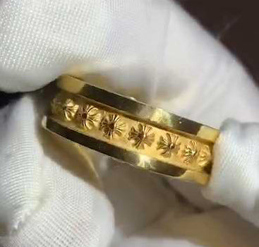 KLX-JZ49131207 middle mixed small cross side letters diamond ring