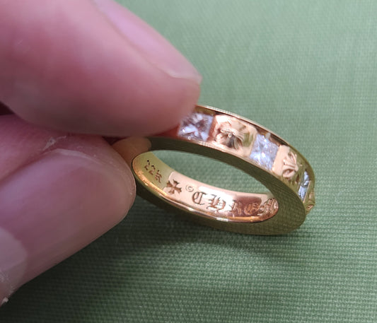 KLX-JZ588993 princess cross mixed circle bar ring guest version