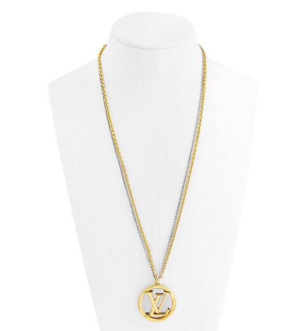 LV-Q39789 Letter LV large pendant