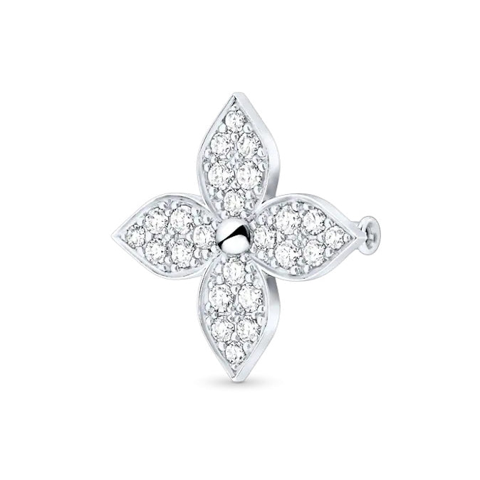 LV-Q93863宽24mm梅花标胸针吊坠1ct