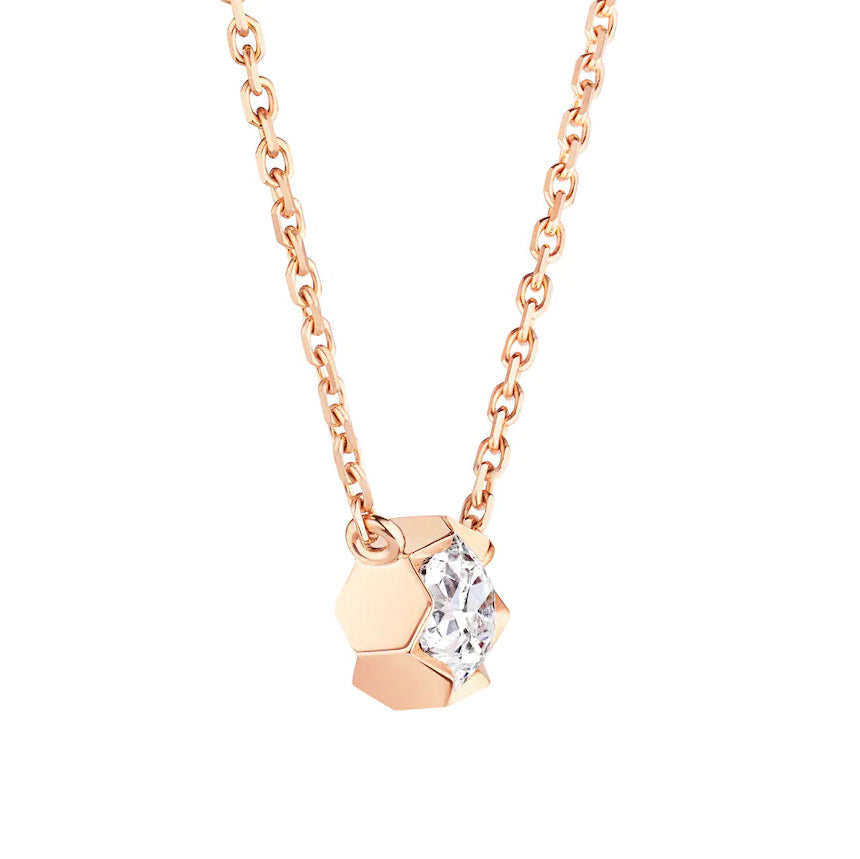 SM-085243 Honeycomb 0.3ct Tie Chain Pendant